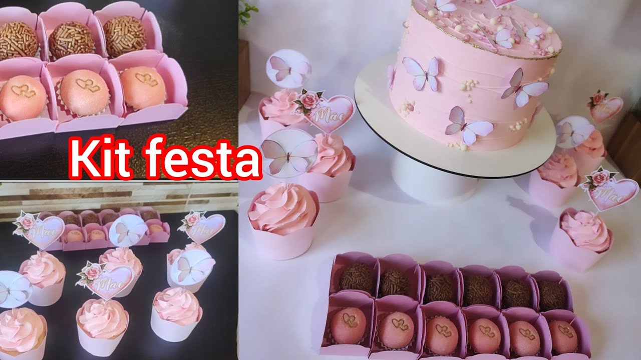 MONTANDO KIT FESTA DE DIA DAS MÃES/KIT FESTA PRA 15 PESSOAS