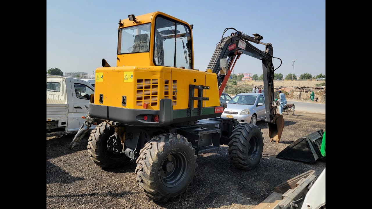 Pel-Job 256 Mini Wheel Excavator for Sale in Karachi Pakistan at RAFIQ BROTHERS