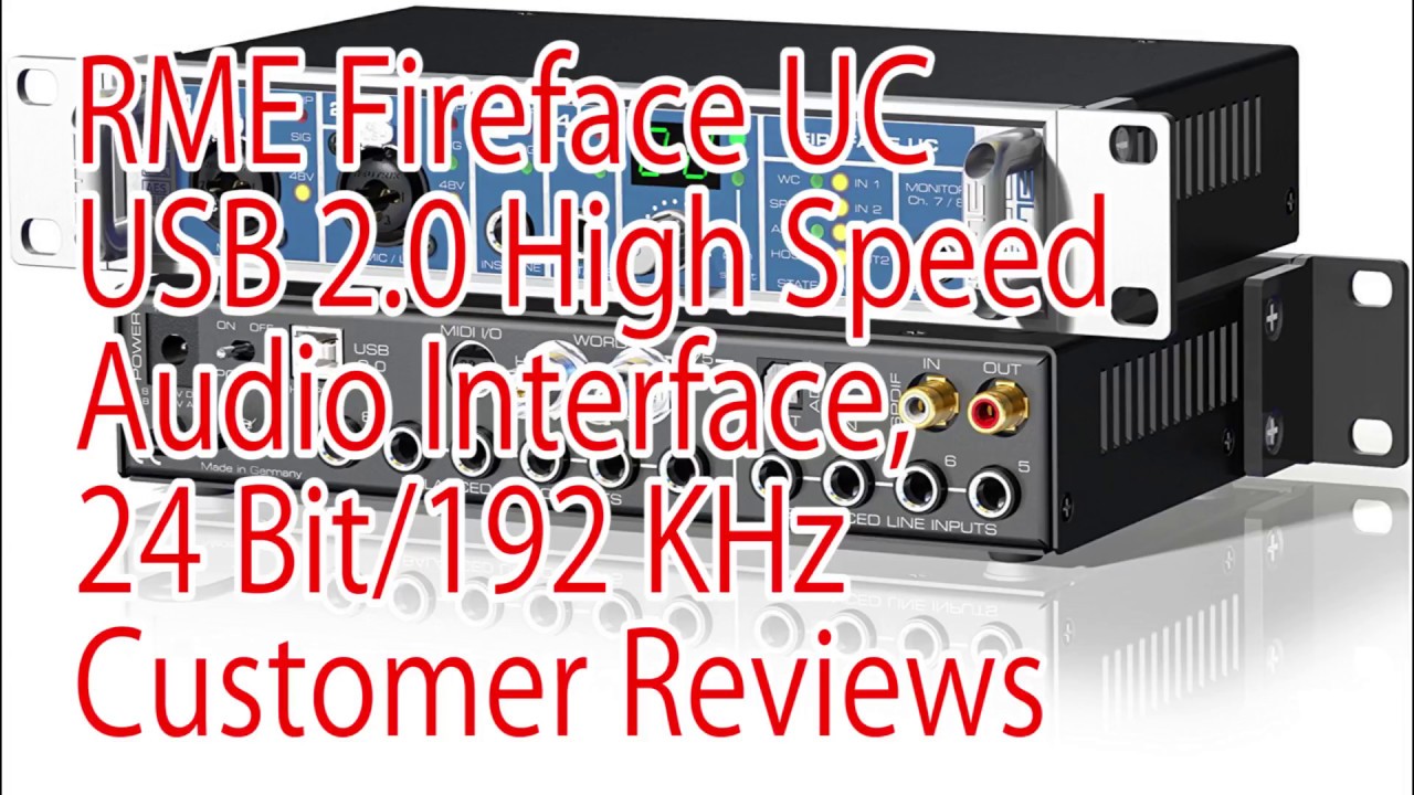 RME Fireface UC Review