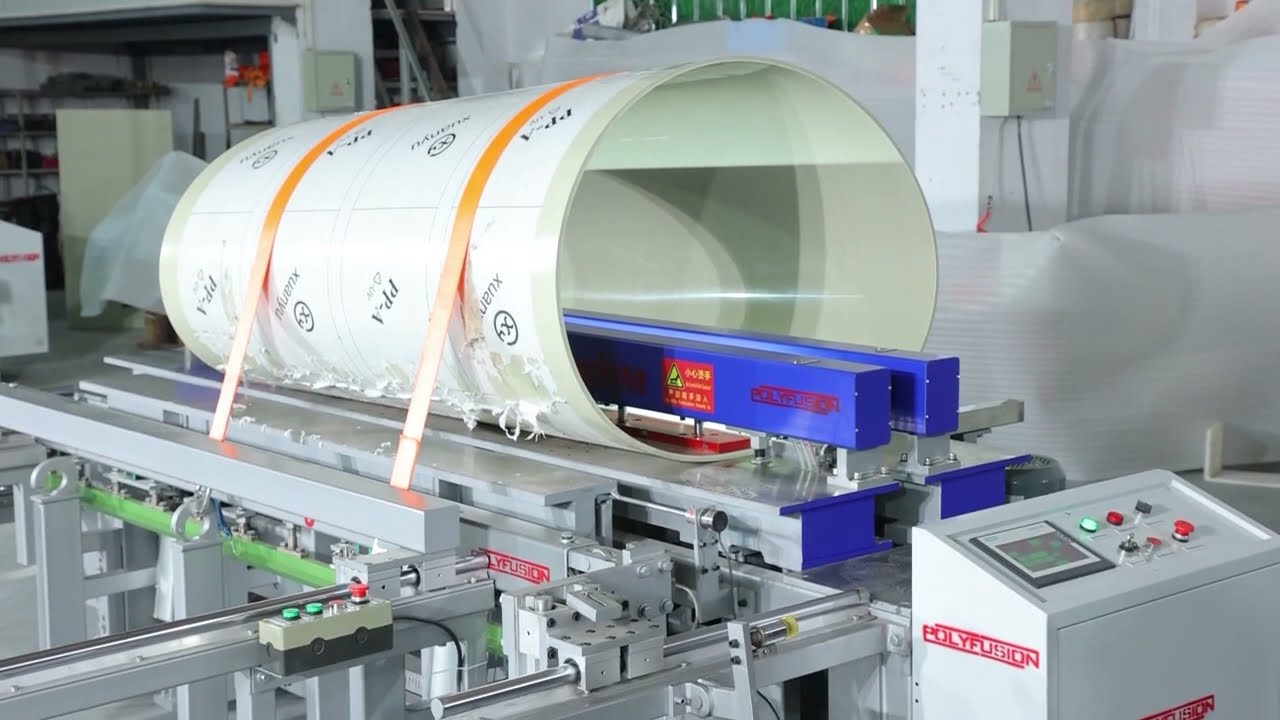 Plastic sheet welding, rolling and bending machine(3 in 1)  сварка, прокатка и гибка
