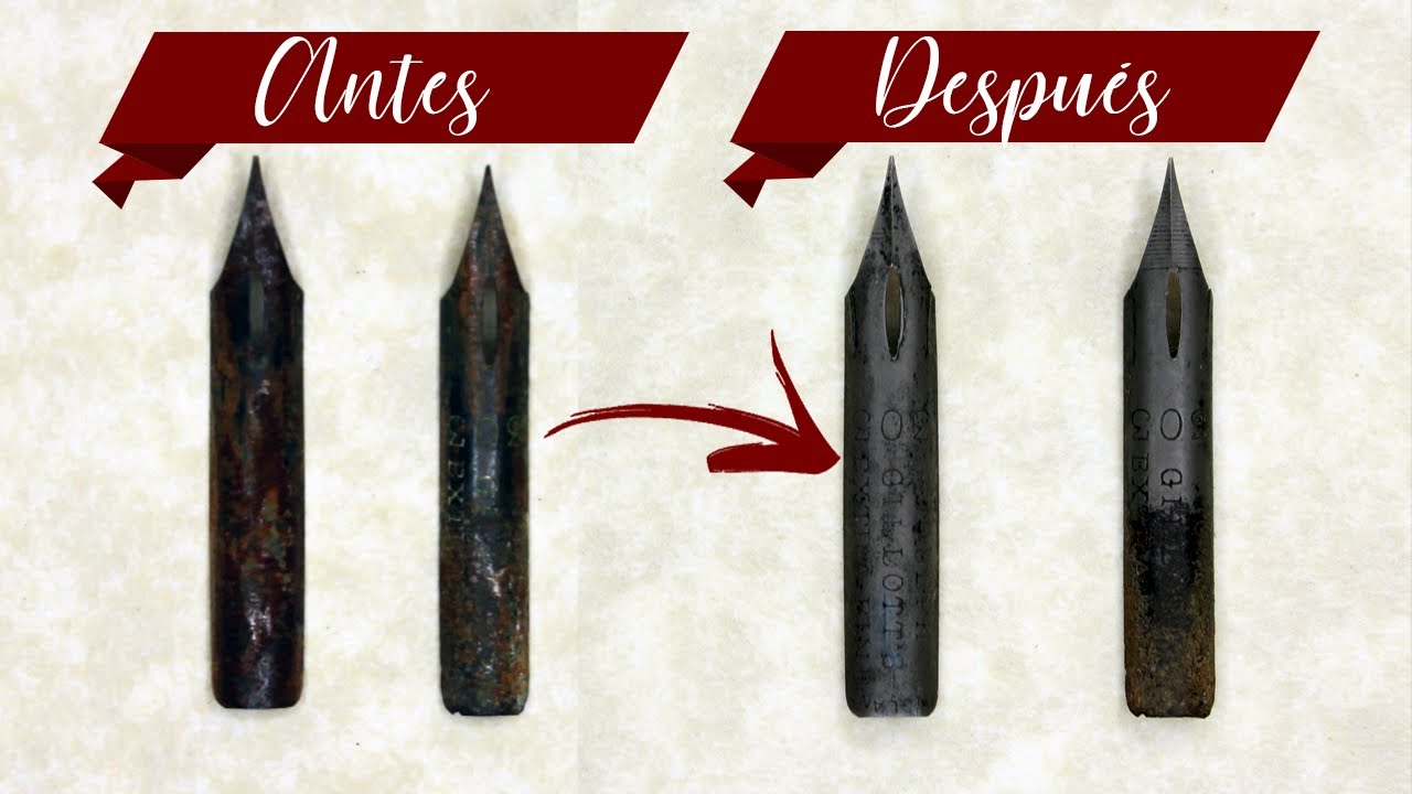 Cómo Quitar el Óxido de las Plumillas de Caligrafía