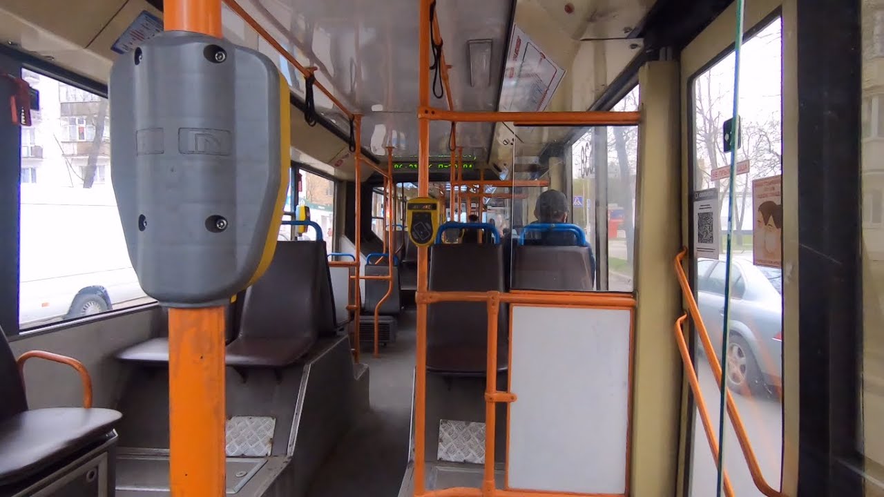 Минск, маршрут 29: БКМ-333, №5538 (без звука) / Minsk, route 29: trolleybus BKM-333, №5538 / Мiнск