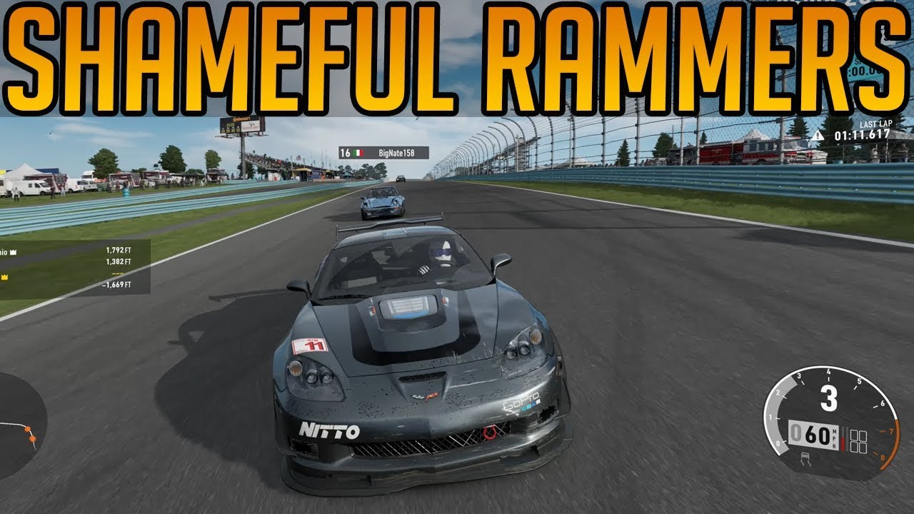 Forza 7:  Shameful Ramming Attempts