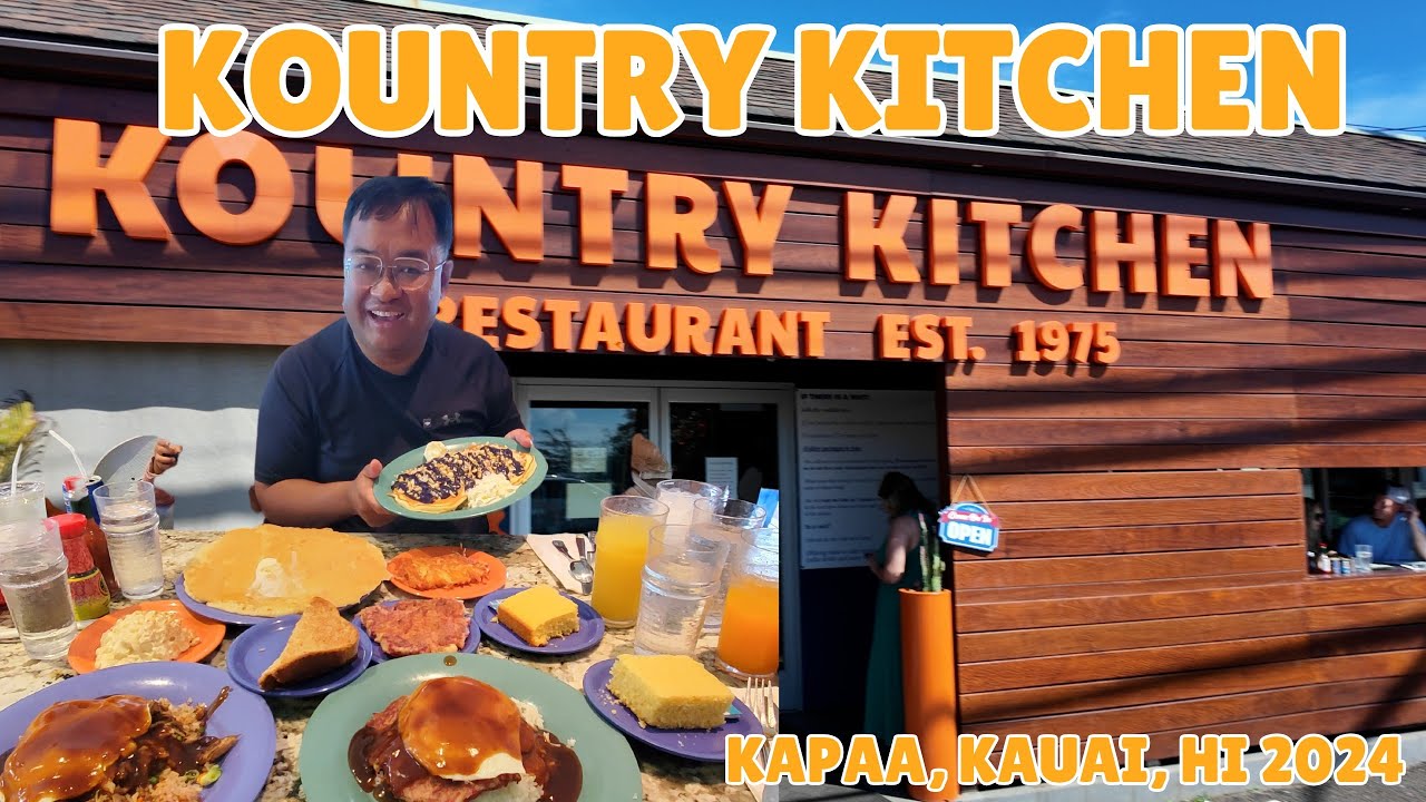 AMAZING BREAKFAST at the Kountry Kitchen Kauai