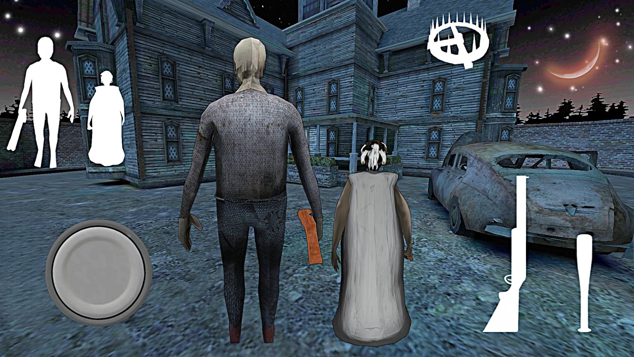 Playing As Grandpa And Small Granny Mod In Granny 3