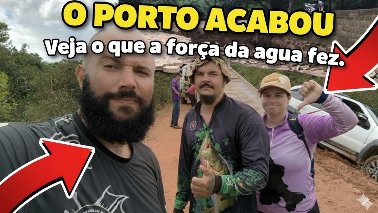 RESGATAMOS O CARRO! Veja a destruição que a enchente deixou no nosso porto.