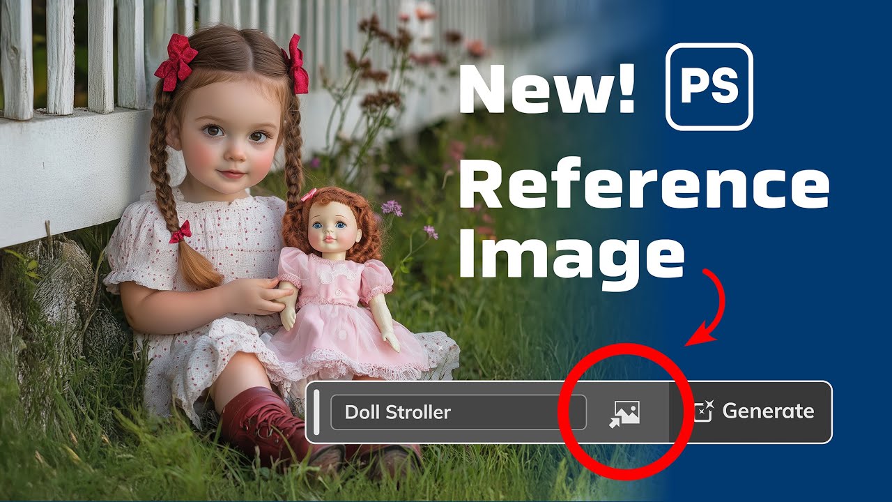 Photoshop's AI Generative Fill with Reference Image (2024 Beta)