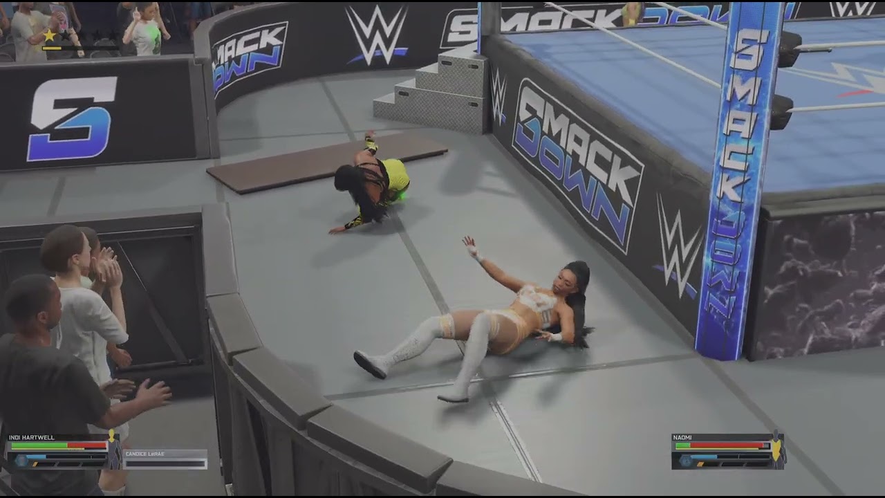 WWE 2K25 inDi HarTWeLL vs NaoMi  !!!