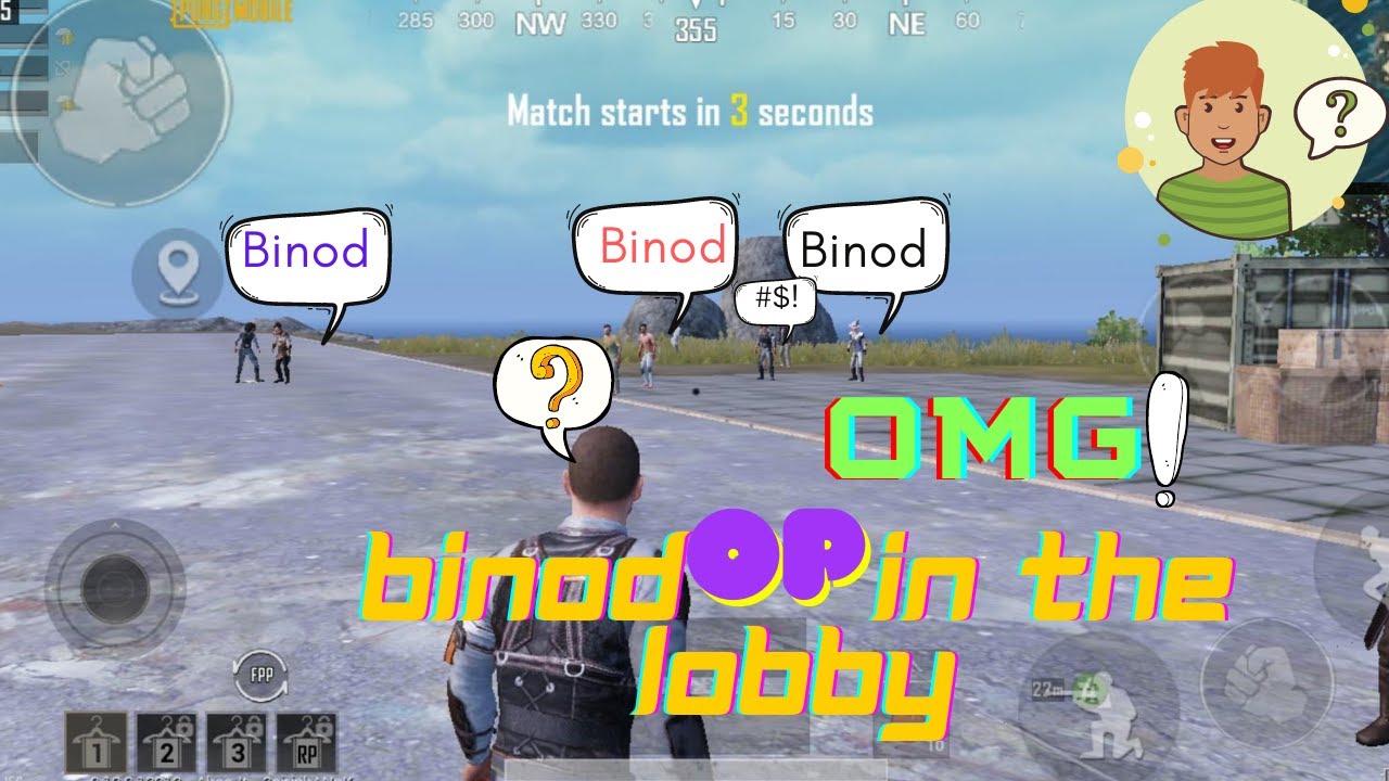 Who is Binod|Binod kon hai|| Binod op in the PUBG lobby😱😱|Who is BInod OP|Finally mil gaya BInod OP