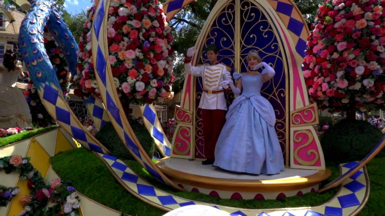 Festival of Fantasy Parade Magic Kingdom Walt Disney World  HD 1080p 60fps