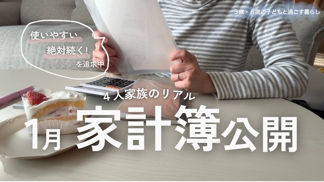 【総資産公開】1月リアル家計簿｜赤字からの脱却!
