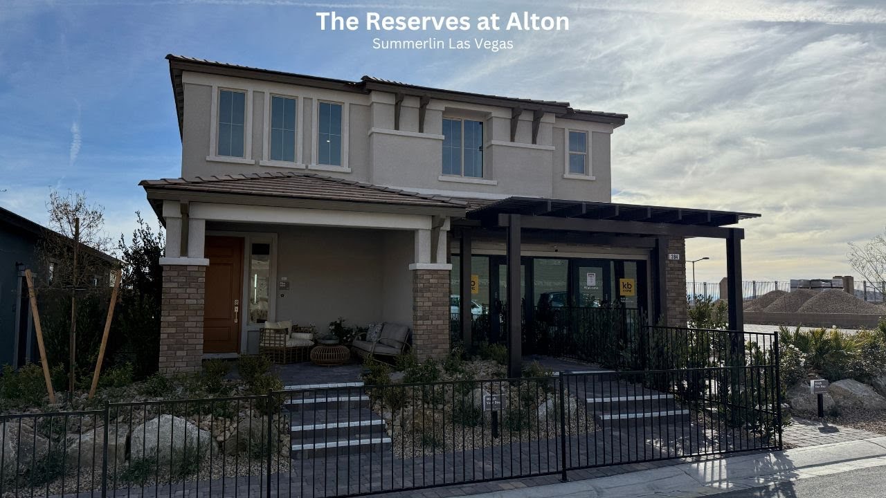 New Homes For Sale Summerlin Las Vegas - Reserves at Alton by KB Homes - 3063 Tour $794k+