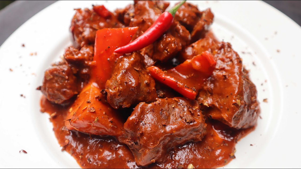 How To Cook Caldereta - Spicy Calderetang KABAYO Recipe