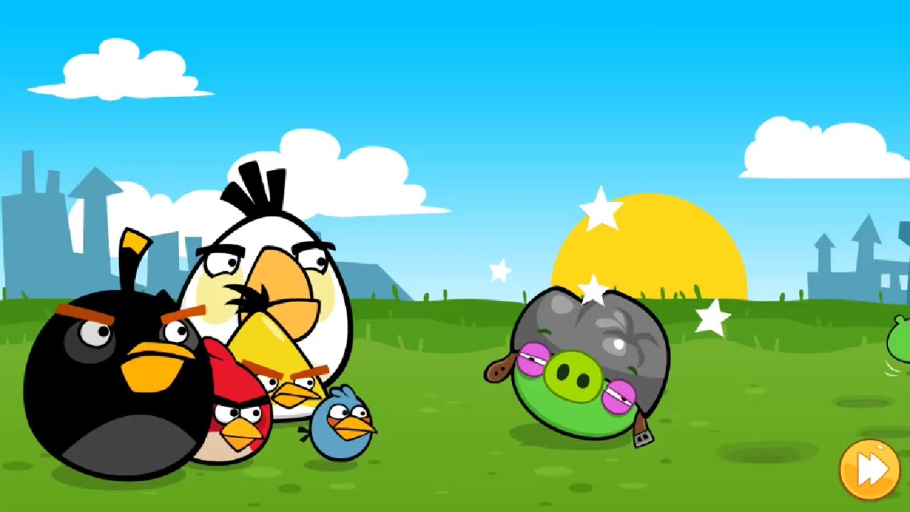Angry Birds Classic Poached Eggs But with OP Shockwave Bomb All levels