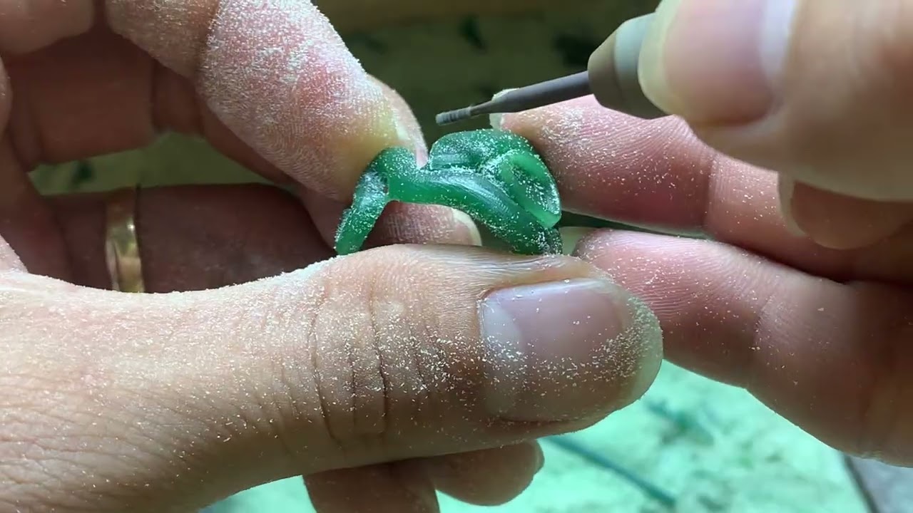 Handmade Snake Ring - Wax Carving Process from Start to Finish