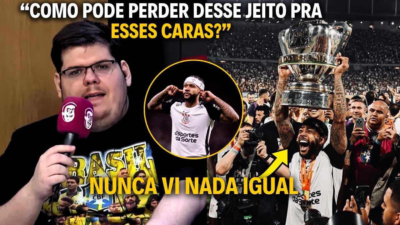 CASIMIRO E VASCA&Iacute;NOS FICAM REVOLTAD0S AP&Oacute;S T&Iacute;TULO DO CORINTHIANS SOBRE O VASCO