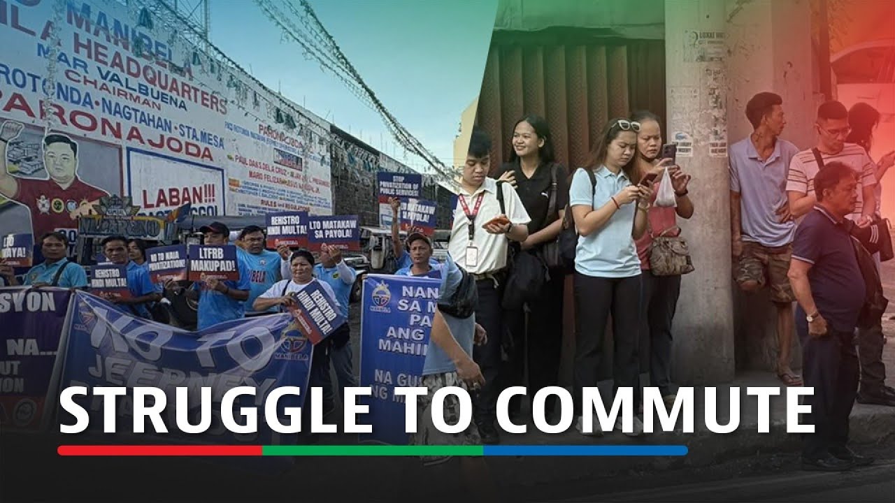 Manila residents struggle to commute amid nationwide jeepney strike | ABS-CBN News