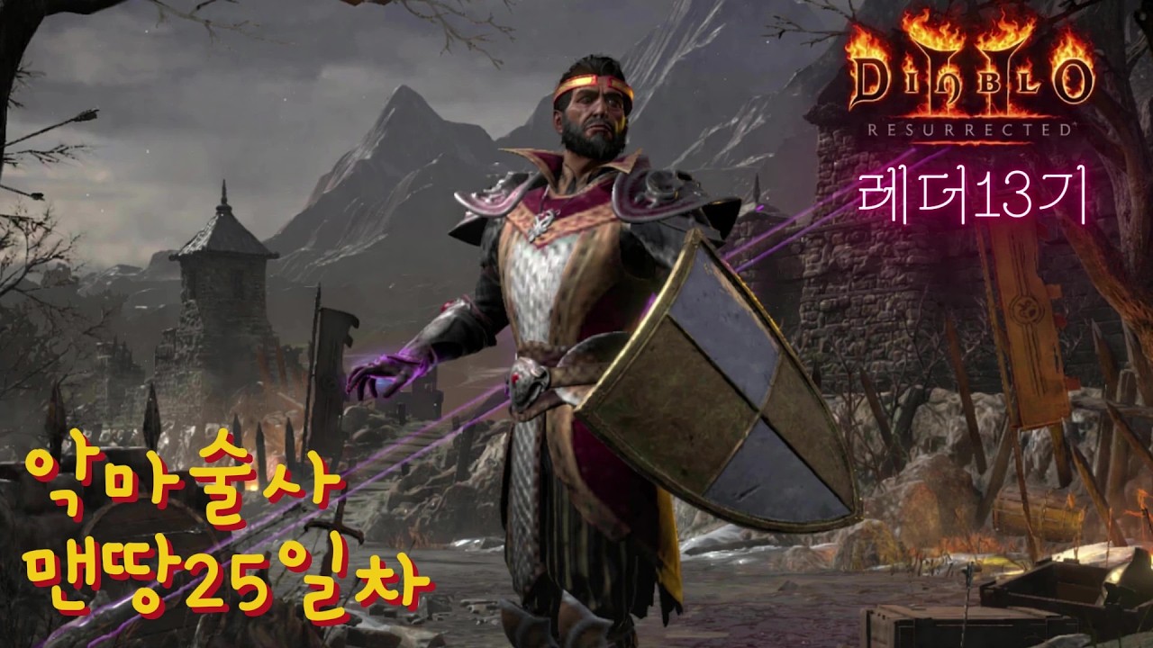 [디아2 레더소코] 무한파밍 끝나는날 마무리 확실히 해야긋제?? (26.03.20 224시간째 횃불도우미)