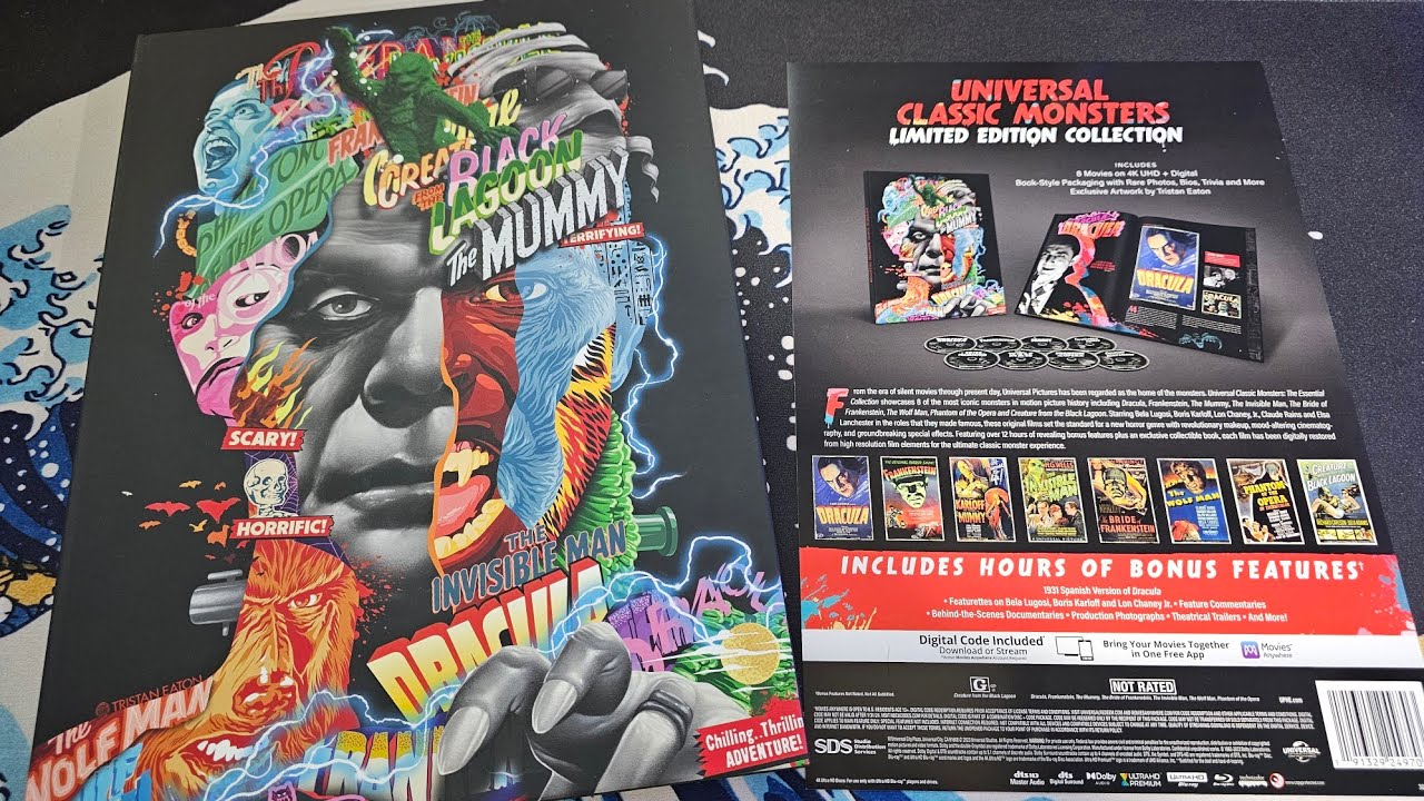 Universal Classic Monsters Limited Edition Collection - 4K Blu-Ray Unboxing