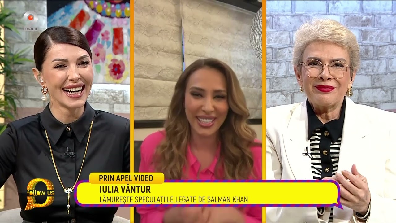 Follow us! - Iulia Vantur lamureste speculatiile legate de Salman Khan!