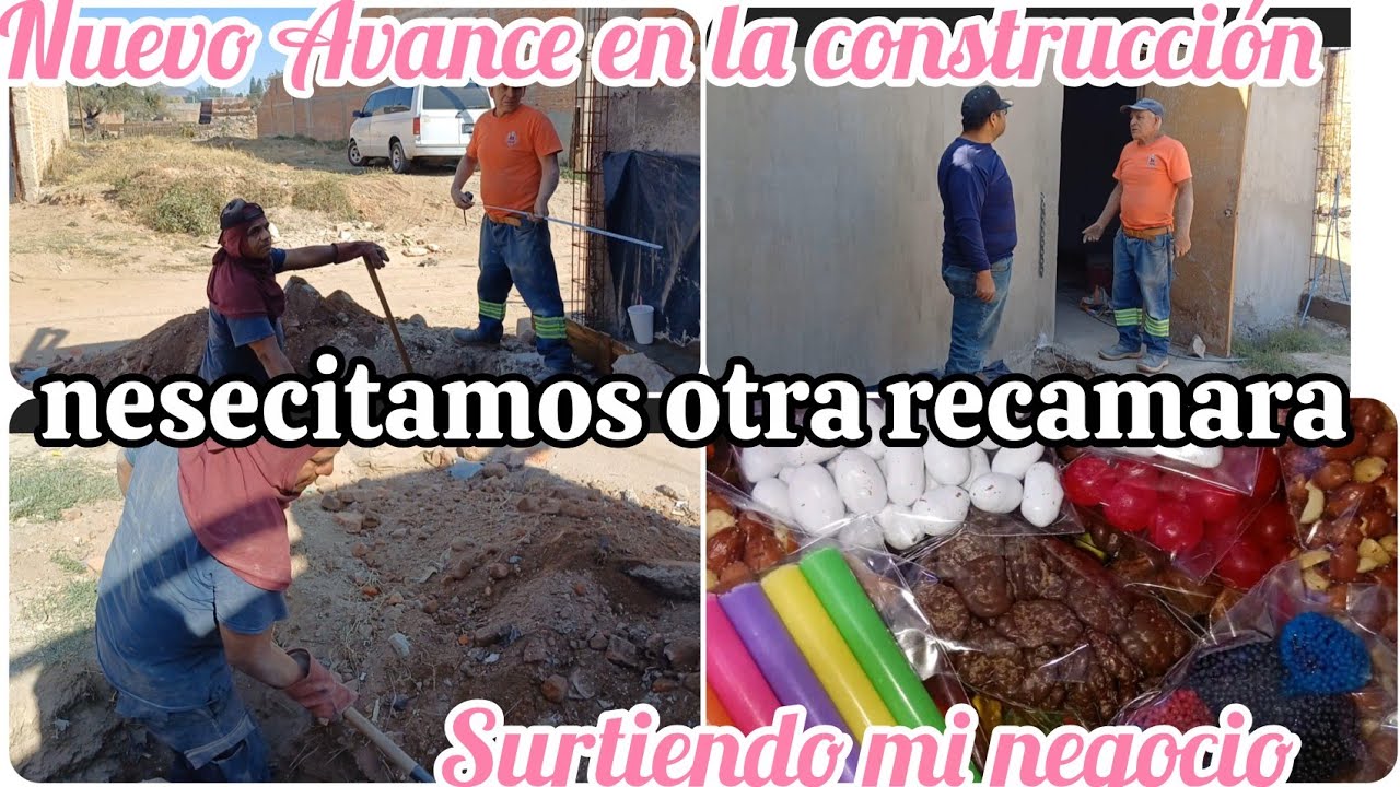 Construyendo otra recamara en la casa,Gael le trajo un regalo a diana
