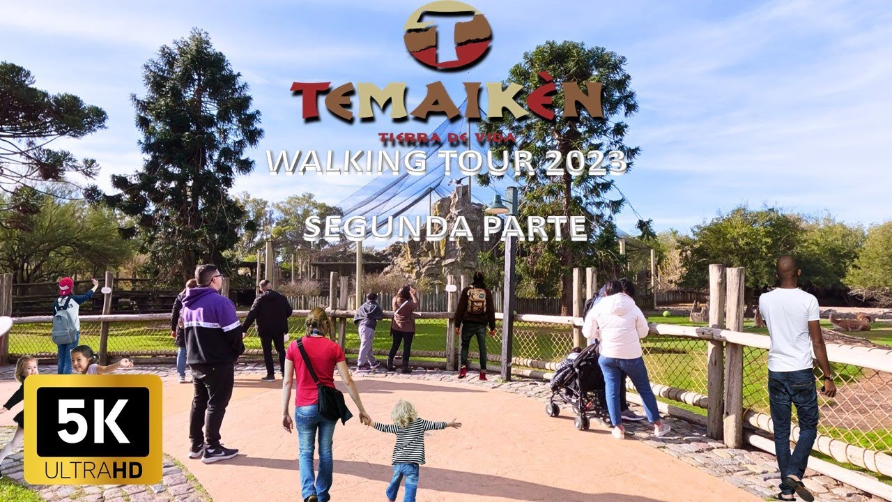 【5K】Recorriendo TEMAIKEN, PASEO (2da parte ) Walking Tour 2023 Escobar Buenos Aires | ARGENTINA vlog