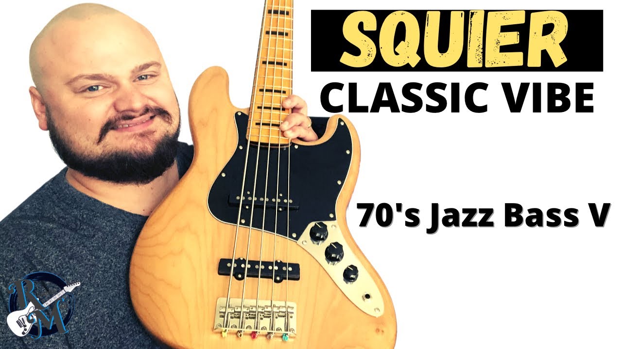 SQUIER Classic Vibe 70's Jazz Bass V // 5 String Bass Review!