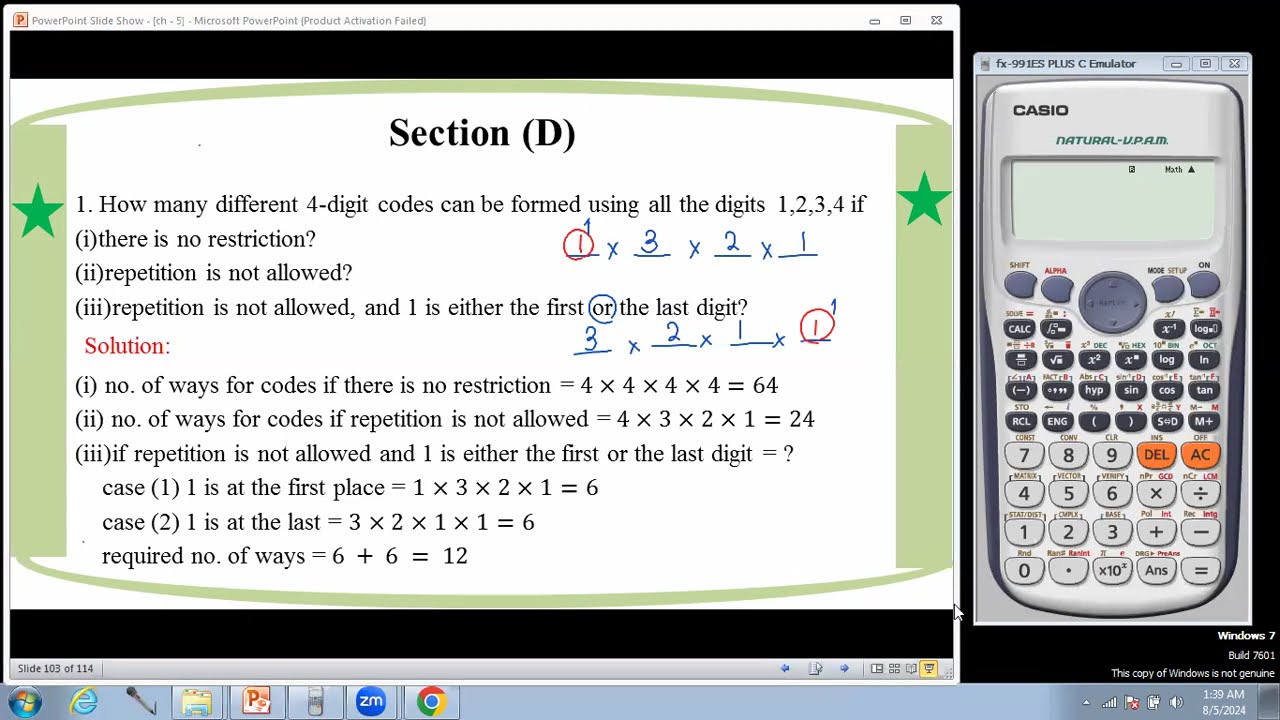 # Grade 12 Math (2024 Old.Qs - Ch 5 - Section D)
