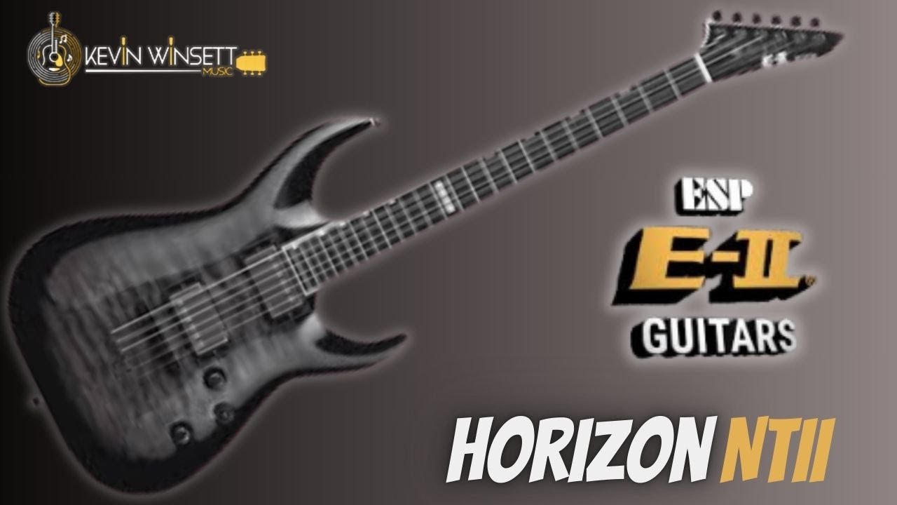 ESP E-II Horizon NT II | an awesome Japanese made Super Strat | Unboxing, Review, Demo