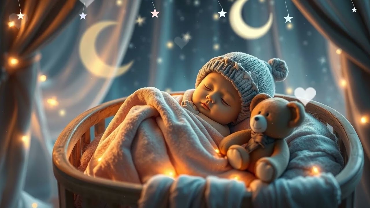Gentle Cradle Song 🍼🎶  Baby Sleep Piano Music 🌙 Subscribe for More Dream Nights ✨