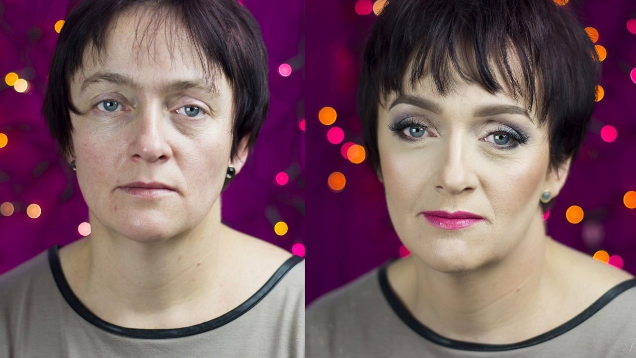 Makijaż kobiety dojrzałej, Metamorfoza (Makeup older woman, Metamorphosis)