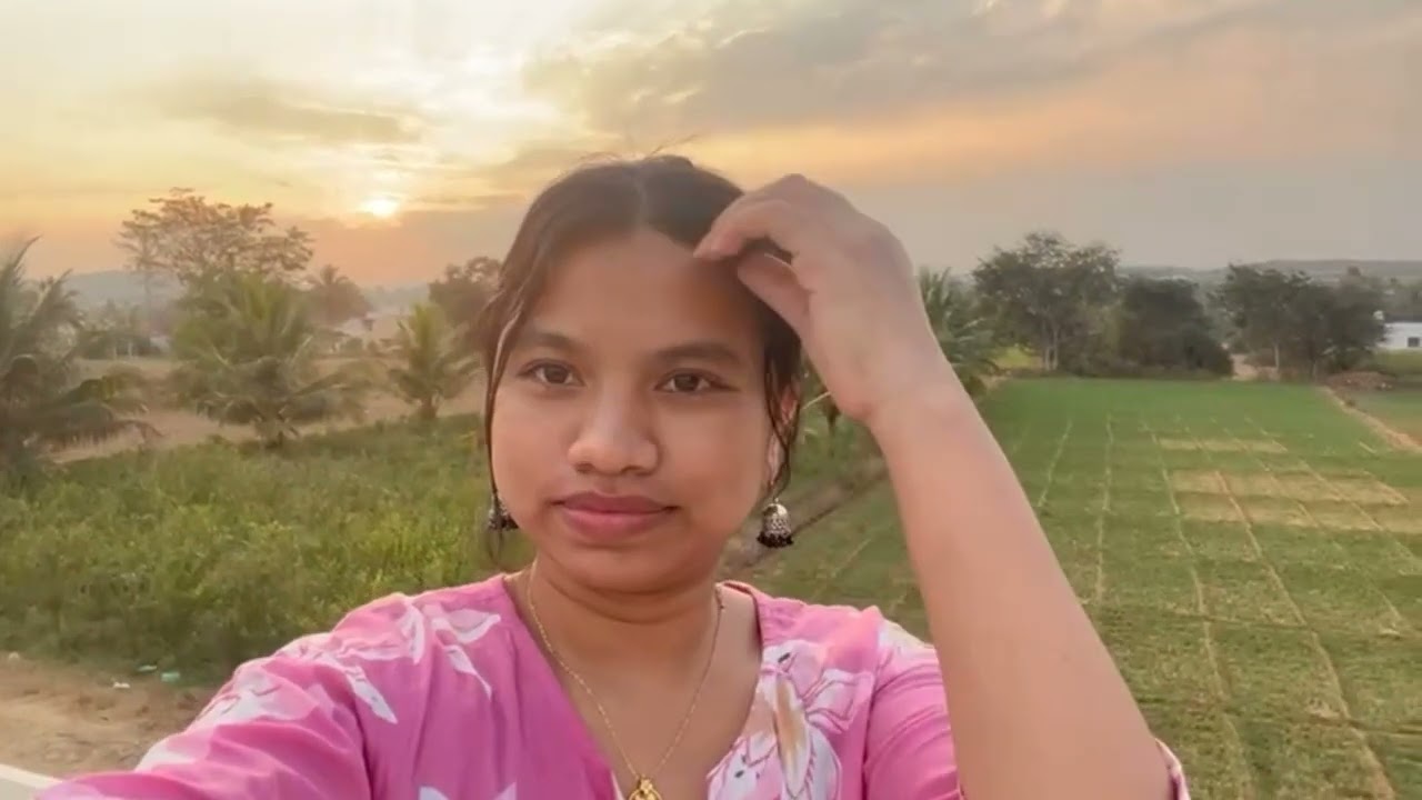Family vlogs # for the first time going to brother in law house 🥰# Beautiful Evening sunset 🌆 💛🧡💚.