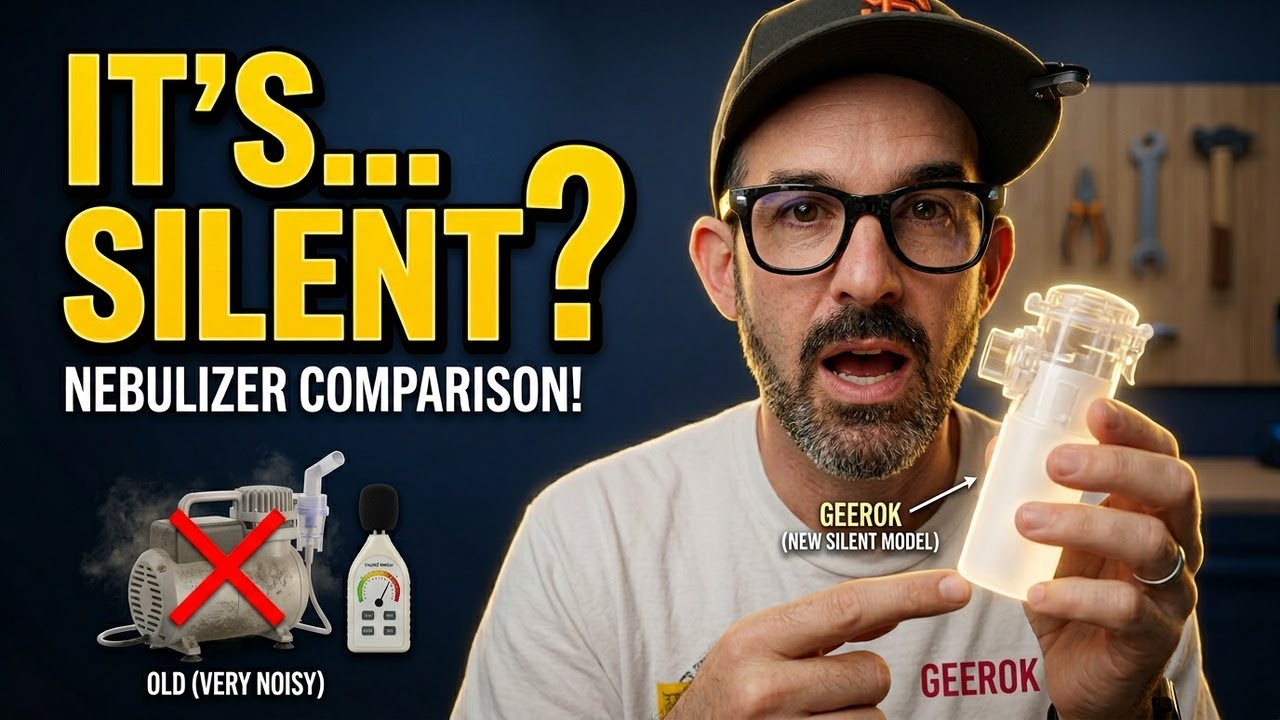 This Nebulizer is SO Much Quieter Than My Old One | Geerok