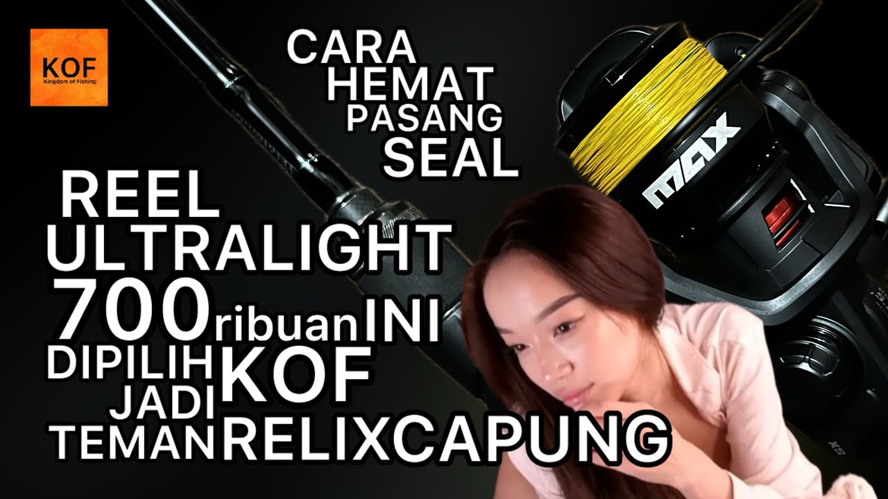 #134 REEL ULTRALIGHT GAHAR ‼️ ABU GARCIA MAX SX 750 ‼️ TIPS REEL KOLAM DITAMBAH SEAL HEMAT ANTI AIR