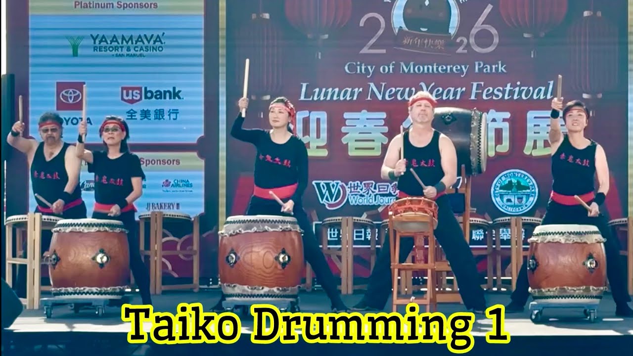 Taiko Drumming Performance (Part 1/2) 