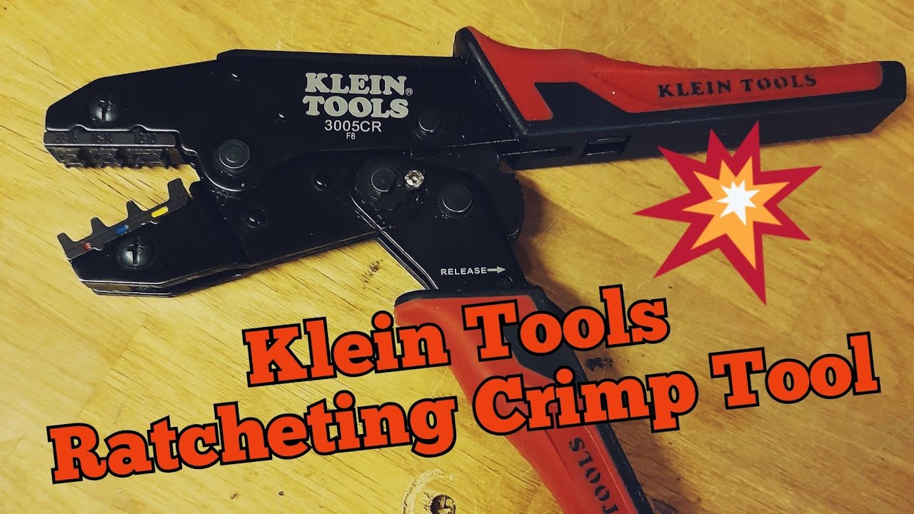 Обзор обжимного инструмента с храповым механизмом Klein Tools 3005 CR