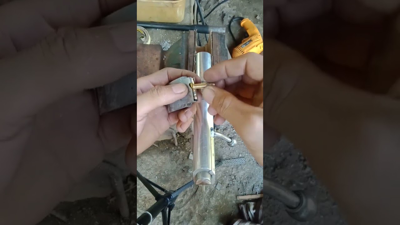 extractor and ejector test #hpaulcraft #diy #22lr #boltactionrifle