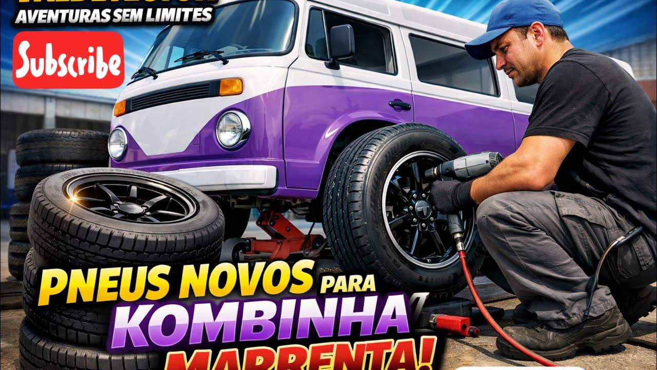PNEUS NOVOS NA KOMBINHA MARRENTA 🤓🙌