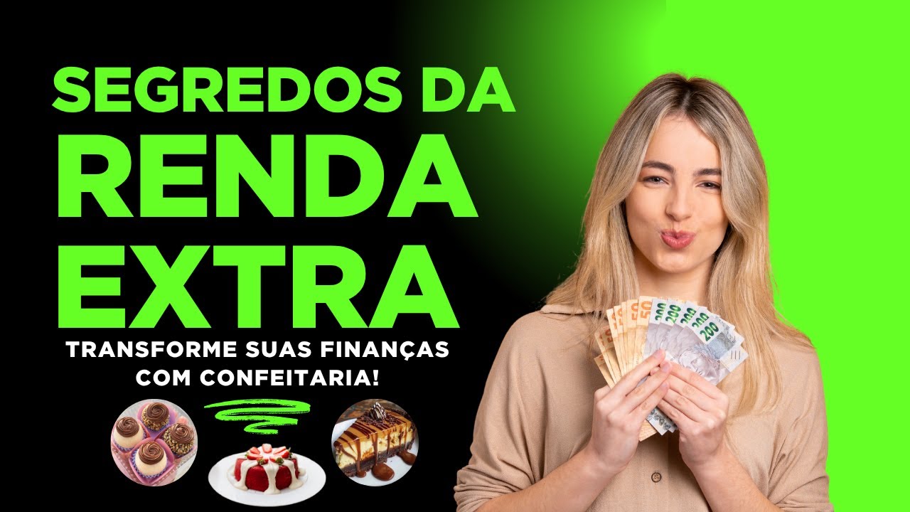 Segredos da Renda Extra #confeitaria #doces #bolos