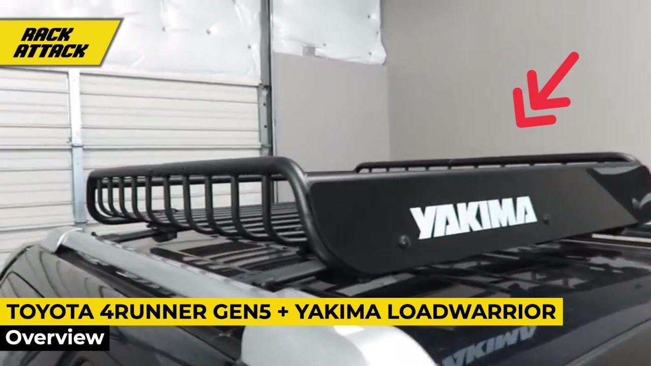 Toyota 4Runner Gen5 with Yakima LoadWarrior Roof Rack Cargo Basket