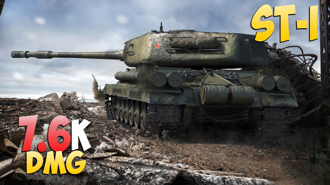 СТ-I - 6 Kills 7.6K DMG - Воин! - Мир Танков