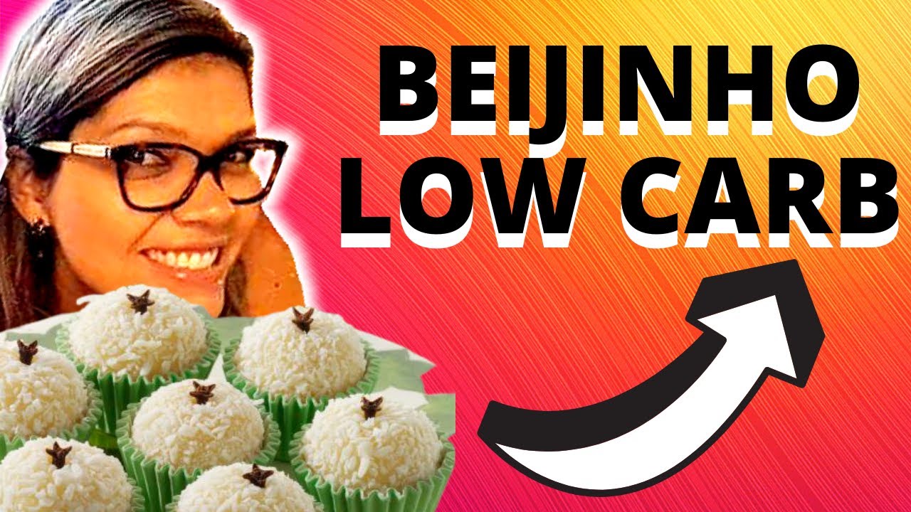 Pode comer doce na dieta? Receita de beijinho low carb zero açúcar com apenas 3 ingredientes!