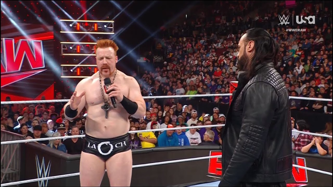 Sheamus confronts  Drew McIntyre- WWE RAW 4/22/2024