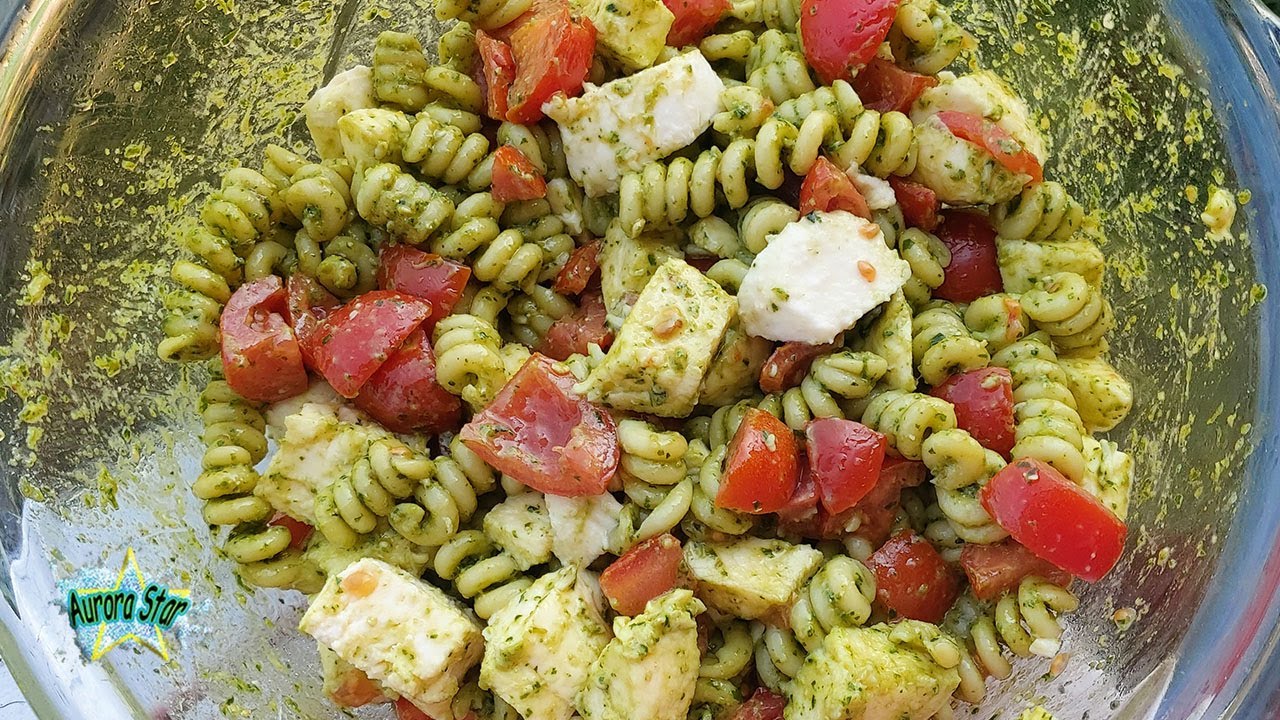 Ricetta: insalata di pasta fredda con pesto