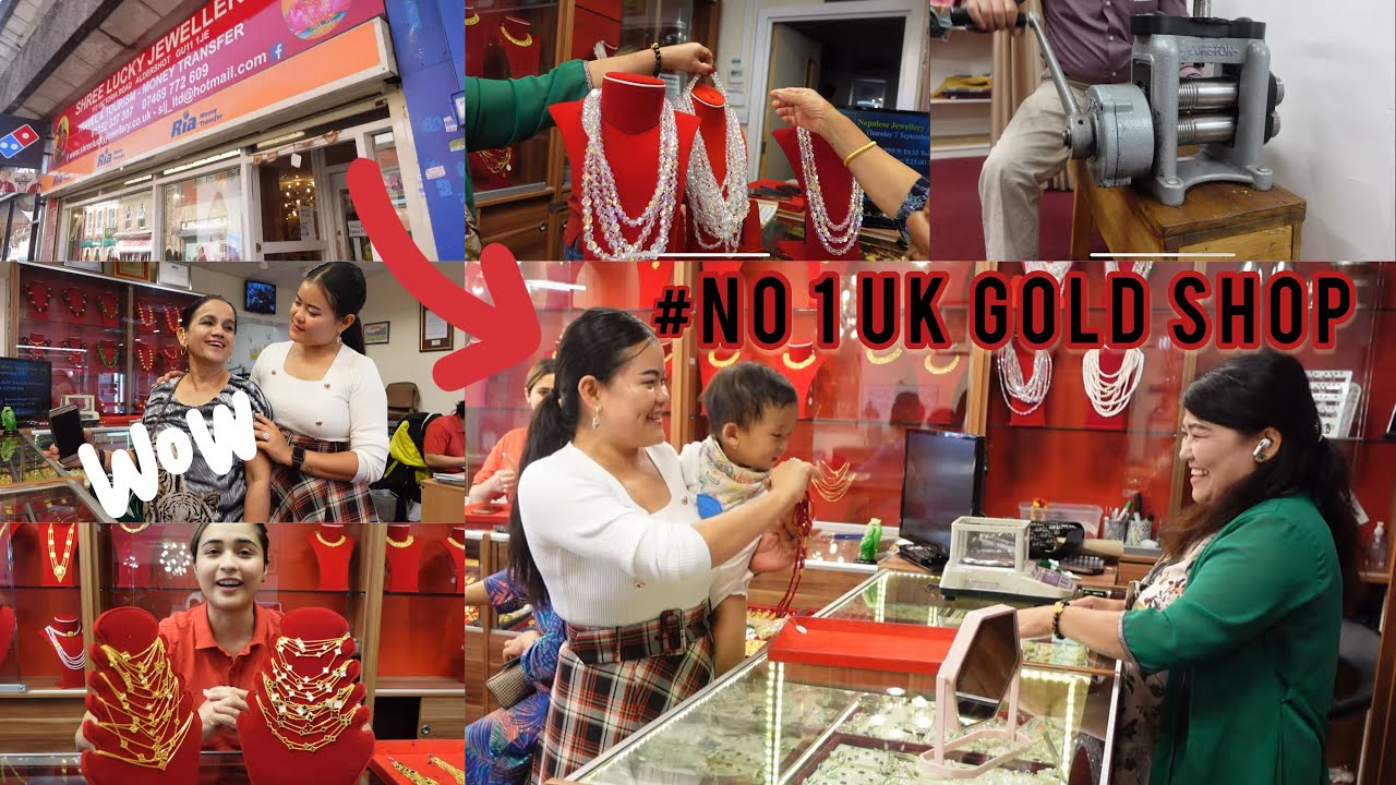 Uk TOP GOLD SHOP Aldershot @Luckyjewellerynuneaton GOOD CUSTOMER SERVICE No 1 #uknepali #goldshopping