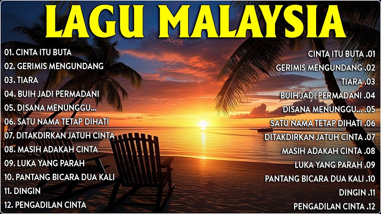 Lagu Malaysia Lama Populer Yang Terkenal - Slow Rock Malaysia Full Album🔔