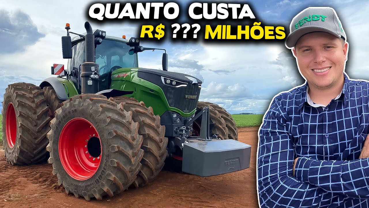FENDT 1050 VARIO, O MAIOR TRATOR MONOBLOCO DO MUNDO