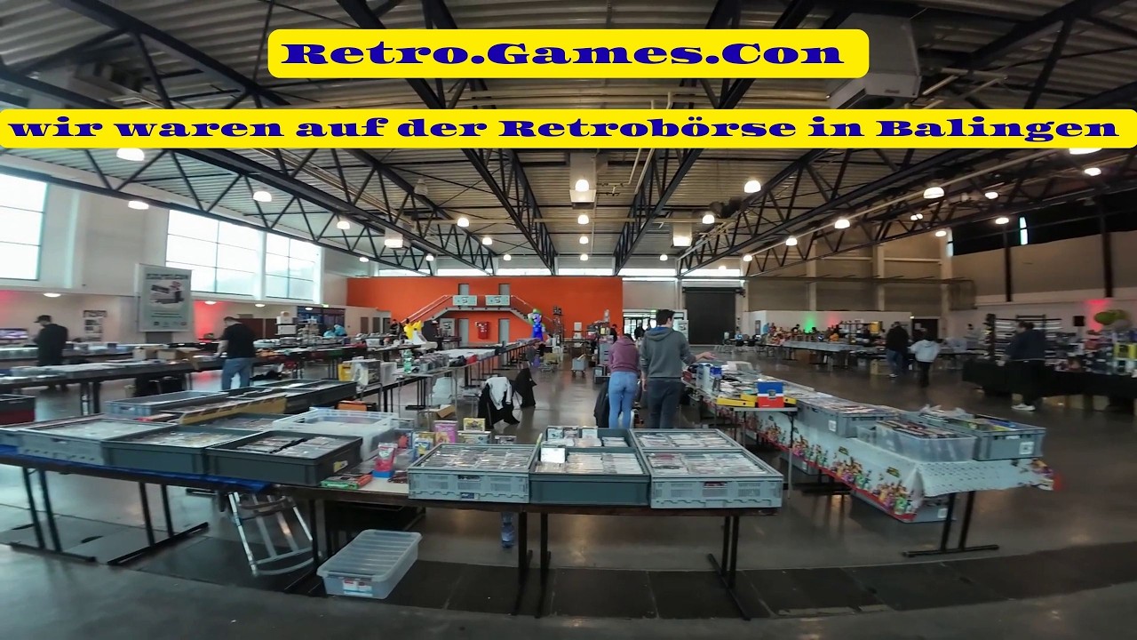 Retro Börse : wir waren auf der Retro.Games.Con  in Balingen #retrogaming #retro #flohmarkt #gaming