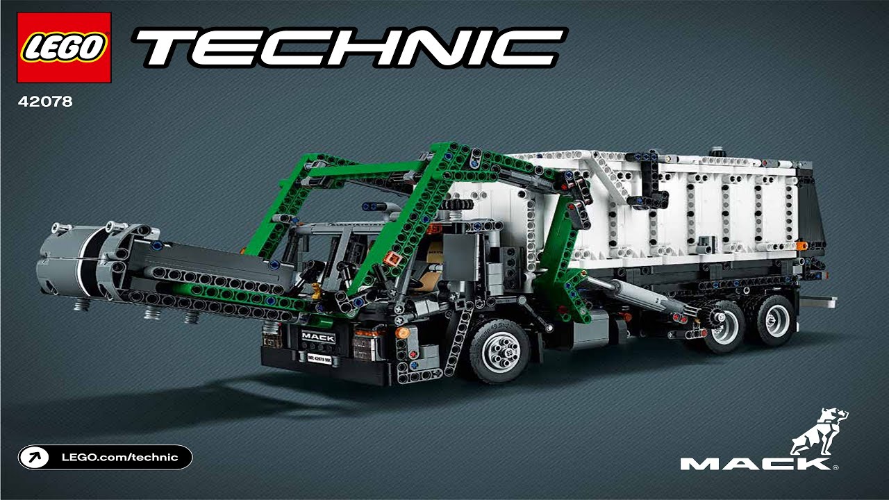 ⚙ LEGO instructions ⚙ Technic ⚙ 42078 ⚙ Mack® LR ⚙ Model B ⚙