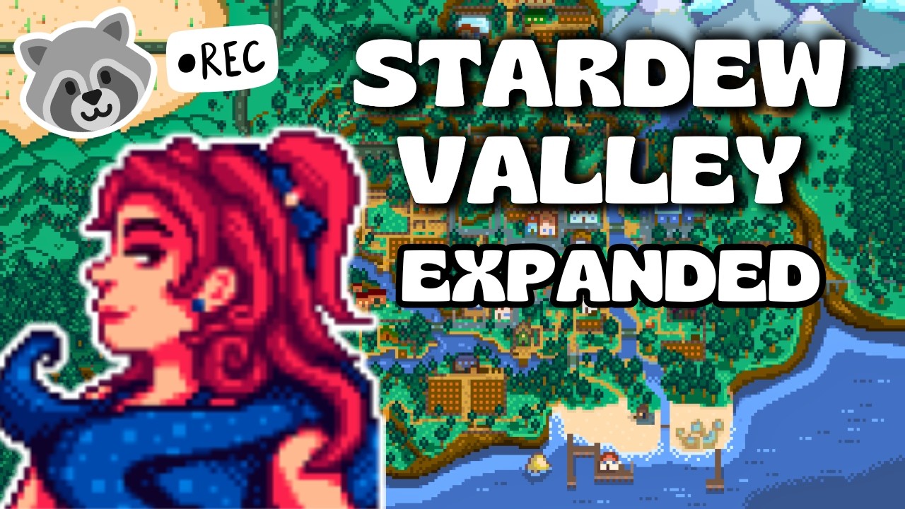 Stardew Valley EXPANDED domingo de chill 🗺️🐔🦝